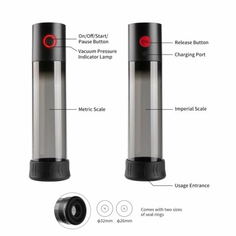 OTOUCH Macho Work1 - Automatyczna pompa prożniowa z podziałką, USB