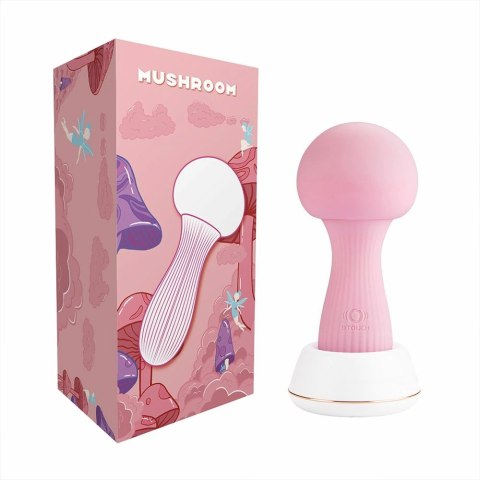 OTOUCH Mushroom Wand Pink - silikonowy model z 7 trybami i podstawką LED