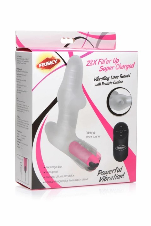 Satisfyer Love Tunnel - Model z pilotem, silikonowa maszyna intymna dla par