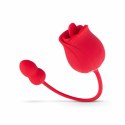 Teazers Rose - Dwustronny stymulator z 2 silnikami USB, rożowy