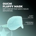 Bijoux Indiscrets Fluffy Mask Powder Blue - miękka maska na oczy Ouch! by Shots