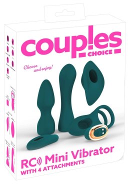 Couples Choice Zestaw Mini Wibratorow 4w1 Zielony z Pilotem RC Couples Choice