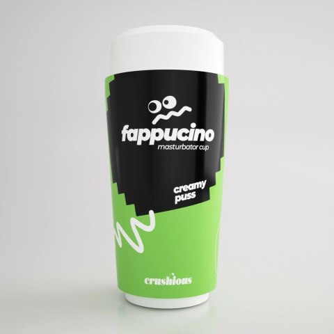 Crushious Fappucino Creamy Puss Zielona maszyna intymna w kubku TPE Crushious