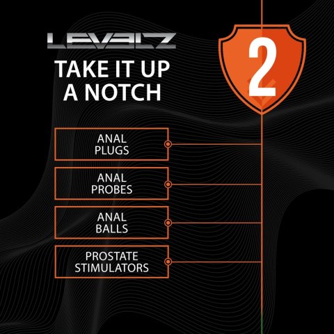 LEVELZ Black - Podwojny pierścień silikonowy z anatomicznym aplikatorem Levelz by Shots
