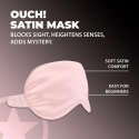LoversPremium Satin Mask Powder Pink - maska satynowa, rożowa Ouch! by Shots