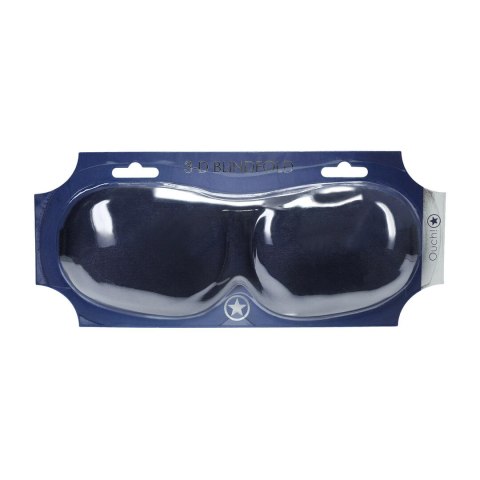 Loving Joy 3D Mask Navy - anatomiczna opaska na oczy z miękką tkaniną Ouch! by Shots