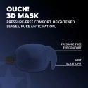 Loving Joy 3D Mask Navy - anatomiczna opaska na oczy z miękką tkaniną Ouch! by Shots