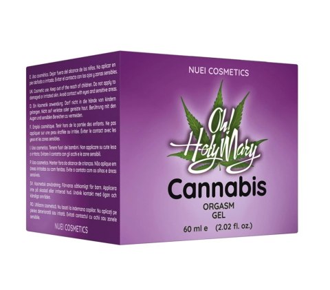 NUEI Oh Cannabis Orgasm Gel 60ml - Wegański żel konopny intensyfikujący NUEI