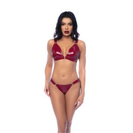 Noir Handmade Komplet Winylowy Dwuczęściowy S Gloss Wine Red Mapale