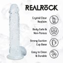 RealRock Crystal Clear model 5, 12,7 cm - przezroczysty, z przyssawką RealRock by Shots