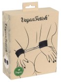 Vegan Fetish Kajdanki z Rzepami i Łańcuszkiem, Wegańskie, Regulowane Vegan Fetish
