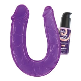 Crushious Deep Diver zestaw intymny z podwojną końcowką + żel 50 ml fioletowy Crushious