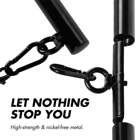 Fetish Submissive Regulowany Separator z 4 Elementami, 62 cm, Czarny FETISH SUBMISSIVE