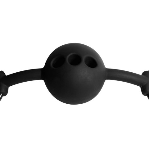 Fetish Submissive silikonowy knebel oddychający z regulacją 4,1 cm FETISH SUBMISSIVE