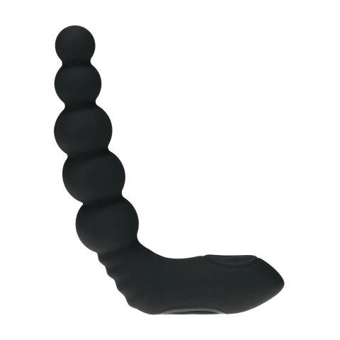 LEVELZ Beaded Prostate - Czarny stymulator silikonowy z funkcją podgrzewania Levelz by Shots