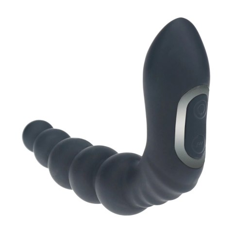 LEVELZ Beaded Prostate - Czarny stymulator silikonowy z funkcją podgrzewania Levelz by Shots