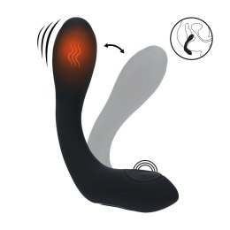 LEVELZ Bendable Silicone Prostate czarny silikonowy stymulator z funkcją podgrzewania Levelz by Shots