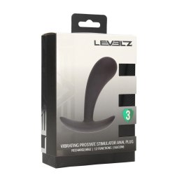 LEVELZ - silikonowa maszyna intymna z funkcją wibracji, czarna, S Levelz by Shots