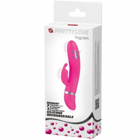 Pretty Love Ingram - Model z funkcją impulsow elektrycznych, silikonowy, fioletowy PRETTY LOVE