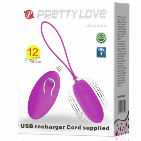 Pretty Love Joanna Pilot Bezprzewodowy System Wibracyjny 12 Trybow USB PRETTY LOVE