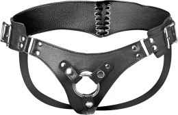 XR Brands Harness Corset Style - Regulowana uprząż z ekoskory, uniwersalna XR Brands