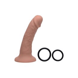 XR Brands Strap-On silikonowy zestaw z uprzężą 18 cm, podwojna gęstość XR Brands