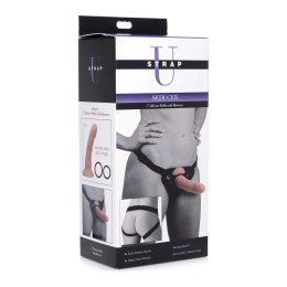 XR Brands Strap-On silikonowy zestaw z uprzężą 18 cm, podwojna gęstość XR Brands