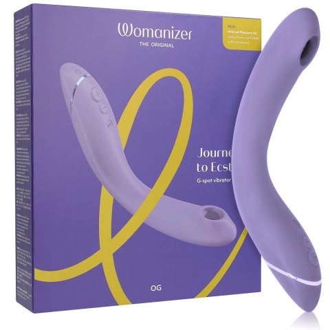 Womanizer OG G-Spot Lilac - stymulator powietrzny i wibracyjny IPX7 WOMANIZER
