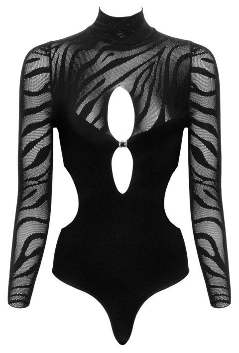 Cottelli Collection Fantasy Body czarne długi rękaw S-L elastyczne Fantasy by Cottelli