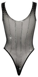 Cottelli Collection Fantasy Body siateczkowe czarne S-L z dżetami Fantasy by Cottelli