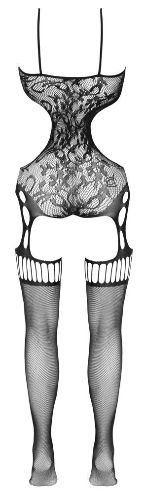 Cottelli Collection Fantasy Bodystocking siateczkowy czarny S-L Fantasy by Cottelli
