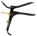 Fetish Collection Speculum z rurką na płyn, stal nierdzewna, czarny 15cm Fetish Collection
