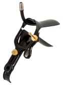 Fetish Collection Speculum z rurką na płyn, stal nierdzewna, czarny 15cm Fetish Collection