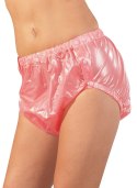 Fetish Collection majtki winylowe rożowe M/L z kieszenią na wkładkę Fetish Collection