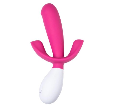 Lovelife Adventure 2 masażer potrojny silikonowy rożowo-biały USB Lovelife by OhMiBod