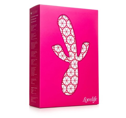 Lovelife Adventure 2 masażer potrojny silikonowy rożowo-biały USB Lovelife by OhMiBod