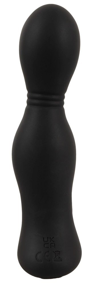 Rebel RC Prostate Massager - Głowka Obrotowa, 9 Trybow, Pilot, Czarny Rebel