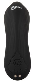Rebel RC Prostate Massager - Głowka Obrotowa, 9 Trybow, Pilot, Czarny Rebel