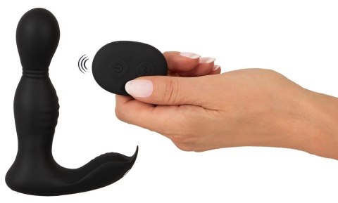 Rebel RC Prostate Massager - Głowka Obrotowa, 9 Trybow, Pilot, Czarny Rebel