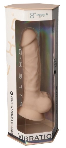 SilexD Model 8 Vibration z pilotem - elastyczny silikonowy, 20 cm SILEXD