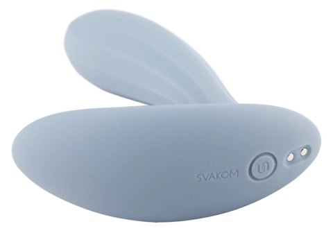 Svakom Erica - niebieska maszyna intymna do noszenia, Bluetooth, 11 trybow SVAKOM