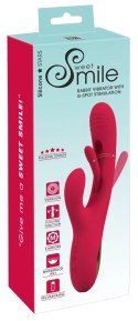 Sweet Smile Rabbit Flicking - Model z funkcją Flicking Tongue, fioletowy 24,2 cm Sweet Smile