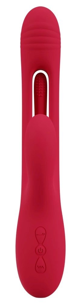 Sweet Smile Rabbit Flicking - Model z funkcją Flicking Tongue, fioletowy 24,2 cm Sweet Smile