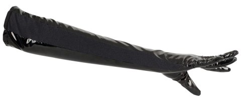 Black Level Długie Rękawiczki XL Czarny Połysk, Elastyczne Wstawki Black Level