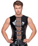 Black Level Koszulka Vinylowa Bez Rękawow Siateczka 2XL Czarna Black Level