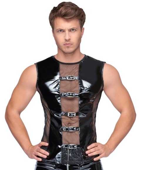 Black Level Koszulka Vinylowa Bez Rękawow Siateczka 2XL Czarna Black Level