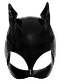 Black Level maska vinylowa z uszami kota czarna S-L poliuretan Black Level