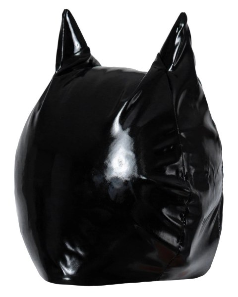 Black Level maska vinylowa z uszami kota czarna S-L poliuretan Black Level