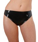 Late X Majtki lateksowe czarne XL - anatomiczny kroj, 100% lateks Late X