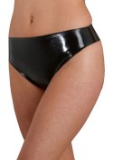 Late X Majtki lateksowe czarne XL - anatomiczny kroj, 100% lateks Late X